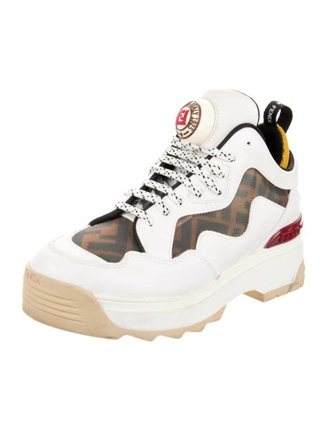 Fendi Zucca FF Logo Neoprene Sneakers 